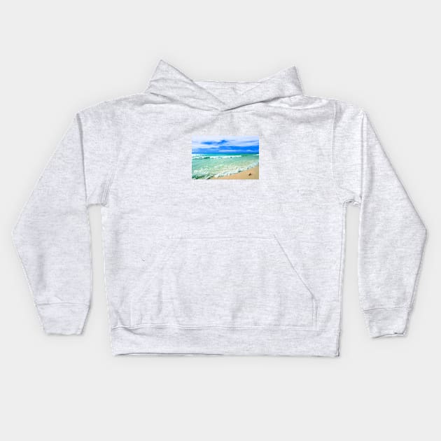 Beach Side Kids Hoodie by AROCA Designs